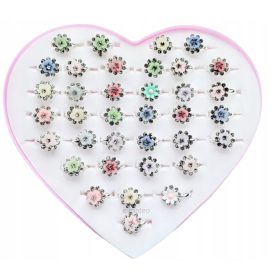   Gyűrű gyerekeknek - Keresztelő köpeny fehér vászonból, hímzés név adatainak