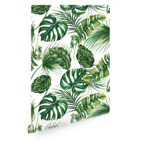 A Monstera hálószoba tapétát hagy