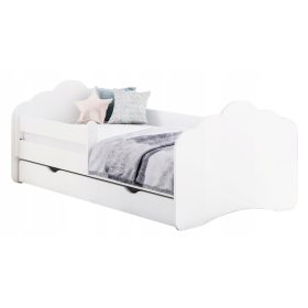   Egyszemélyes ágy gyerekeknek - Baba egy mobi 140/70 fiókos gyermeknek - fehér