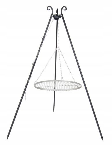 Tűzrakó tál - Monfire Grill rozsdamentes rács lapos, 80 cm -es