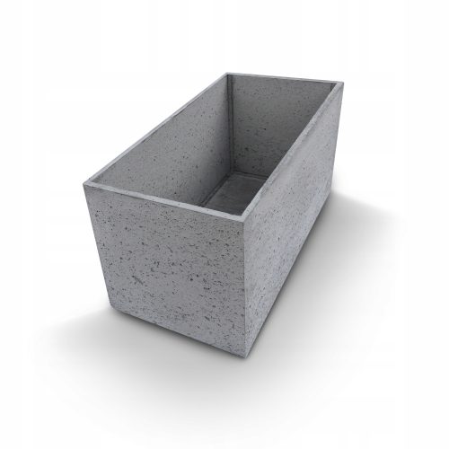  INdecori virágcserép 100 x 50 x 50 cm, betonszürke