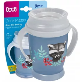   Bögre, üveg csecsemőnek - Lovi Cup 360 ° Ital Mester Wild Soul Boy 250ml