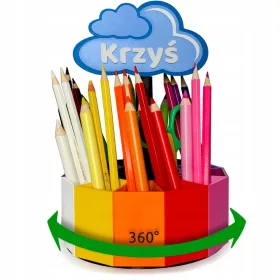   Asztalrendező gyerekeknek - Sorter Sorter Rotary Toper szervező Montessori zsírkréta