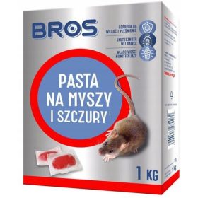   Egerek és patkányok elleni védelem - Bros egér paszta 1 kg mérgező patkányok rágcsálók
