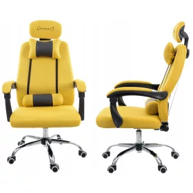  Giosedio GPX013 játékszék, fekete és sárga szövet