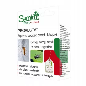    Folyadék csótányok, kullancsok, szúnyogok, lepkék, hangyák, legyek, pókok, bolhák, poloskák ellen Sumin 0,15 kg 0,02 ml
