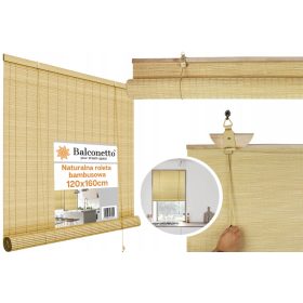   Egyszerű redőnyök - Balconetto félig sötétedő roló 120 cm x 160 cm