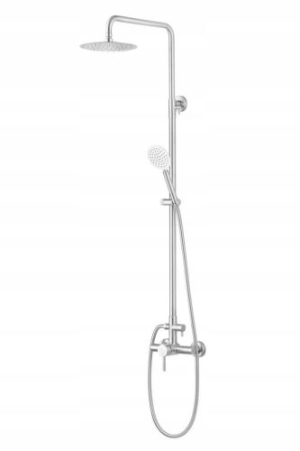 Zuhany csaptelepek - Esővíz akkumulátorral. Inox zuhanyoszlop