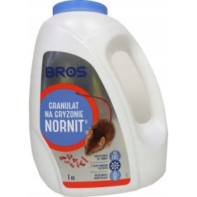   Egerek és patkányok elleni védelem - A Rochom Płutek missziók granulációja Nornit Bros 1 kg