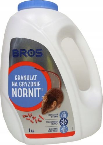 Egerek és patkányok elleni védelem - A Rochom Płutek missziók granulációja Nornit Bros 1 kg