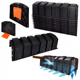    Szennyvíztisztító telep szivárgó vízelvezetéssel 2 kamrás, 3000 l