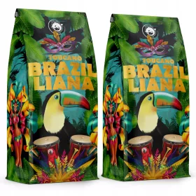   Brazilliana toucano granuláris kávé - 2x1 kg frissen pörkölt - 100% arabica