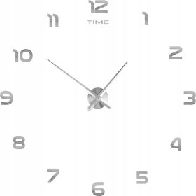 Óra - BELSŐ falióra ezüst falióra 130cm