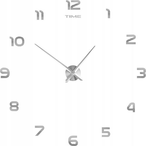 Óra - BELSŐ falióra ezüst falióra 130cm