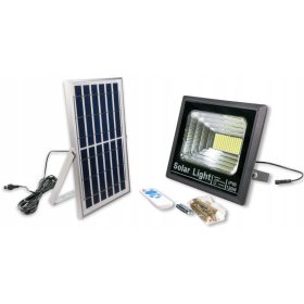  Oszlopos homlokzati lámpa 12000 lm, napelemes