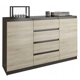   Divatos fiókos mellkas 160 szekrény 4 fiók Wenge Sonoma R160S4