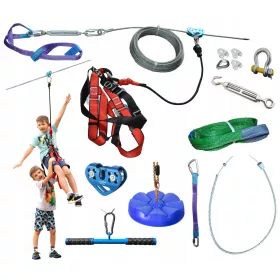 Zipline kötéles ereszkedés 70m-ig, profi!