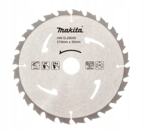 Fa kör alakú fűrész 210x30 24z Makita D-29050