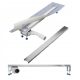 Aquabad Side Drain Siphon 70 cm -es acél