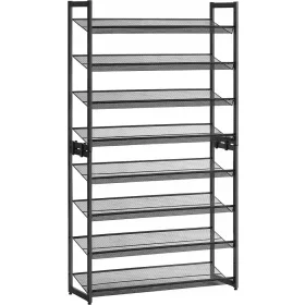    Songmics cipős szekrény 92,51 x 163,6 x 30,71 cm szürke árnyalatok