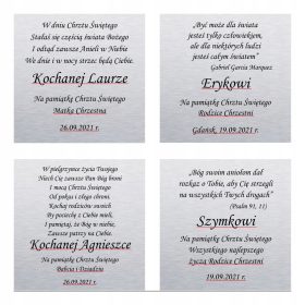 Emlékkép - Fémlemez gravírozása SAJÁT TARTALOMVAL