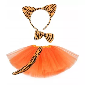   Lány jelmez - TIGER OUTFIT SZETT: TUTU szoknya + FEJpánt + FAROK