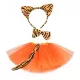 Lány jelmez - TIGER OUTFIT SZETT: TUTU szoknya + FEJpánt + FAROK