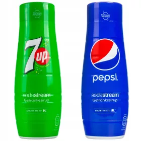   Szirup telítőhöz - 2x szirup SodaStream koncentrátum 7UP PEPSI