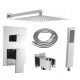 Zuhany készletek - MEXEN UNO DR02 Chrome Flush -szerelt öblítés -szerelt készlet
