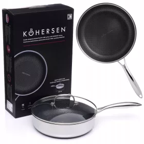    Kohersen Black Cube hagyományos serpenyő 26 cm tapadásmentes (non-stick)