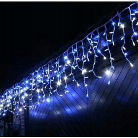    Fényfüggöny LÁMPA FÜGGÖNY FÜGGÖNY METEORITOK LED VILÁGÍTÁSOK IZZÓ HÁZ LAKÁSOK TERASZ ERKÉLY KERT Jégcsapok 51 - 100 fény