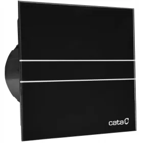   Fürdőszoba ventilátor - Fürdőszoba ventilátor E-100 G BK Cata FEKETE ÜVEG