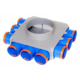   Légcsatorna - BŐVÍTÉSI DOBOZ Anemostathoz 2x75mm fi125 31cm