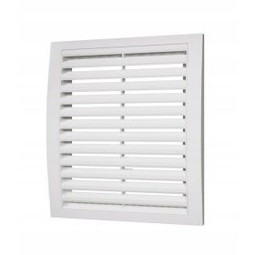   Szellőzőrács - Fehér szellőzőrács 40x40 ABS 400mm x 400mm