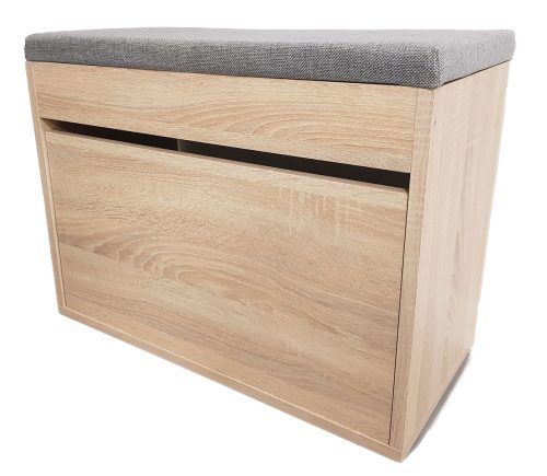 CIPŐSZEKRÉNY ÜLÉS PUFI TÁROLÓ SONOMA 80x43