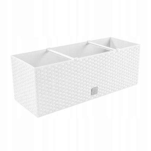  Prosperplast virágcserép 51,5 cm x 19,5 x 18,5 cm műanyag fehér
