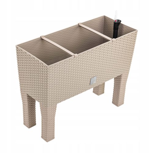  Prosperplast virágcserép 60 cm x 25 x 46 cm műanyag barna és bézs árnyalatú