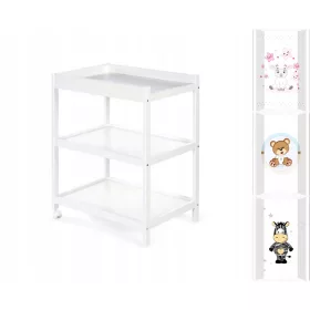   Pelenkázó komód  - Half-Boat-Klupś Emma Biały +váltó asztal