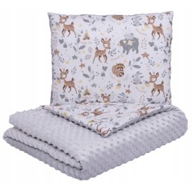   Baba takaró - Bársonyos takaró steppelt minky 75x100 babymam paplan