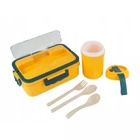   Tizedik doboz, üveg - EBÉDREGGGI DOBOZ TARTÁLY 1000ml BÖGÉS 300ml