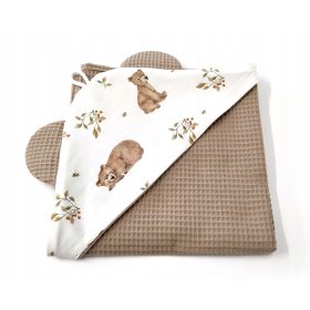   Baba törölköző kapucnival - Törölköző Hood Baby Cove Waffle -vel