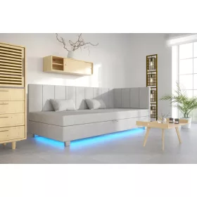 Paula LED ifjúsági kanapé 120 cm + párnák