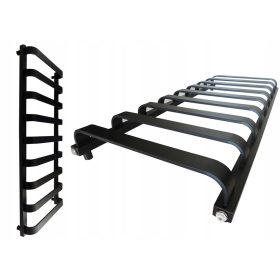    FÜRDŐSZOBA RADIATOR AIR 97/54 MATTE FEKETE SZERKEZETE 556W