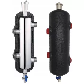    HIDRAULIKUS KAPCSOLÓ, SZIGETELT, 4 x 1" 55kW + SZELEPEK