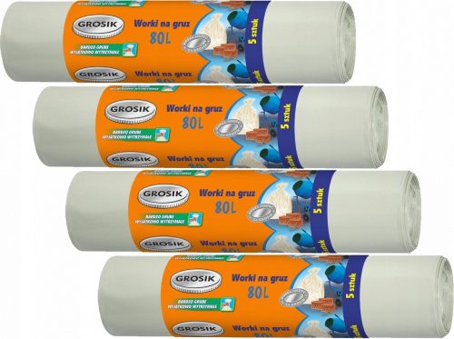 Szemeteszsákok - Táskák a törmeléképítéshez Ash Strong 80L Drool X4