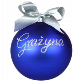   Karácsonyi díszek - Csecsebecse csecsebecse 10 cm -es üveg odaadással