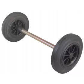   Háztartási hulladékgyűjtő - Gumi kerék, átmérő 200 mm, tengely