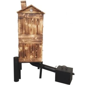   Fa füstölt, kerti házi készítésű, egy nagy kész készlet