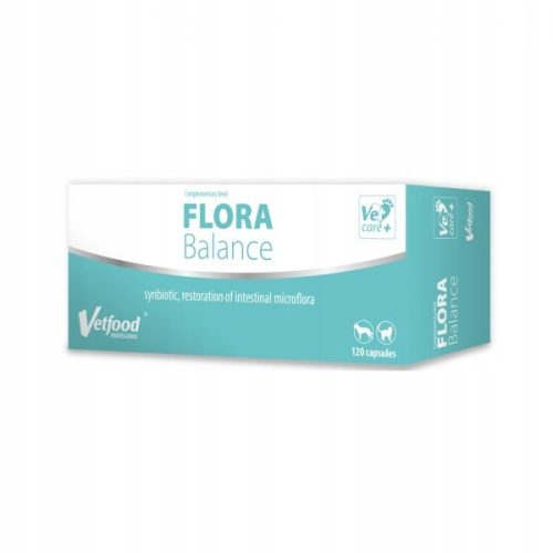 Vitaminok macskáknak - Vetfood Flora Balance - 120 kapszula