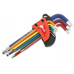   Szerszámkészletek - Yato allen kulcsok halmaza egy golyóval 9pcs yt05632